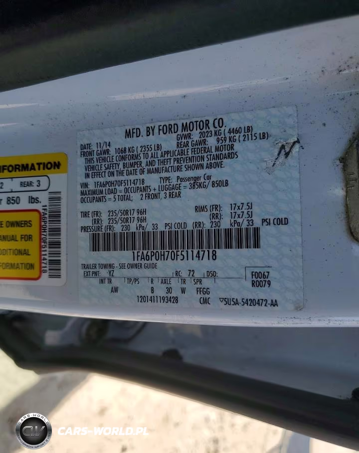 2015 Ford Fusion Se VIN:1FA6P0H70F5114718 - 12