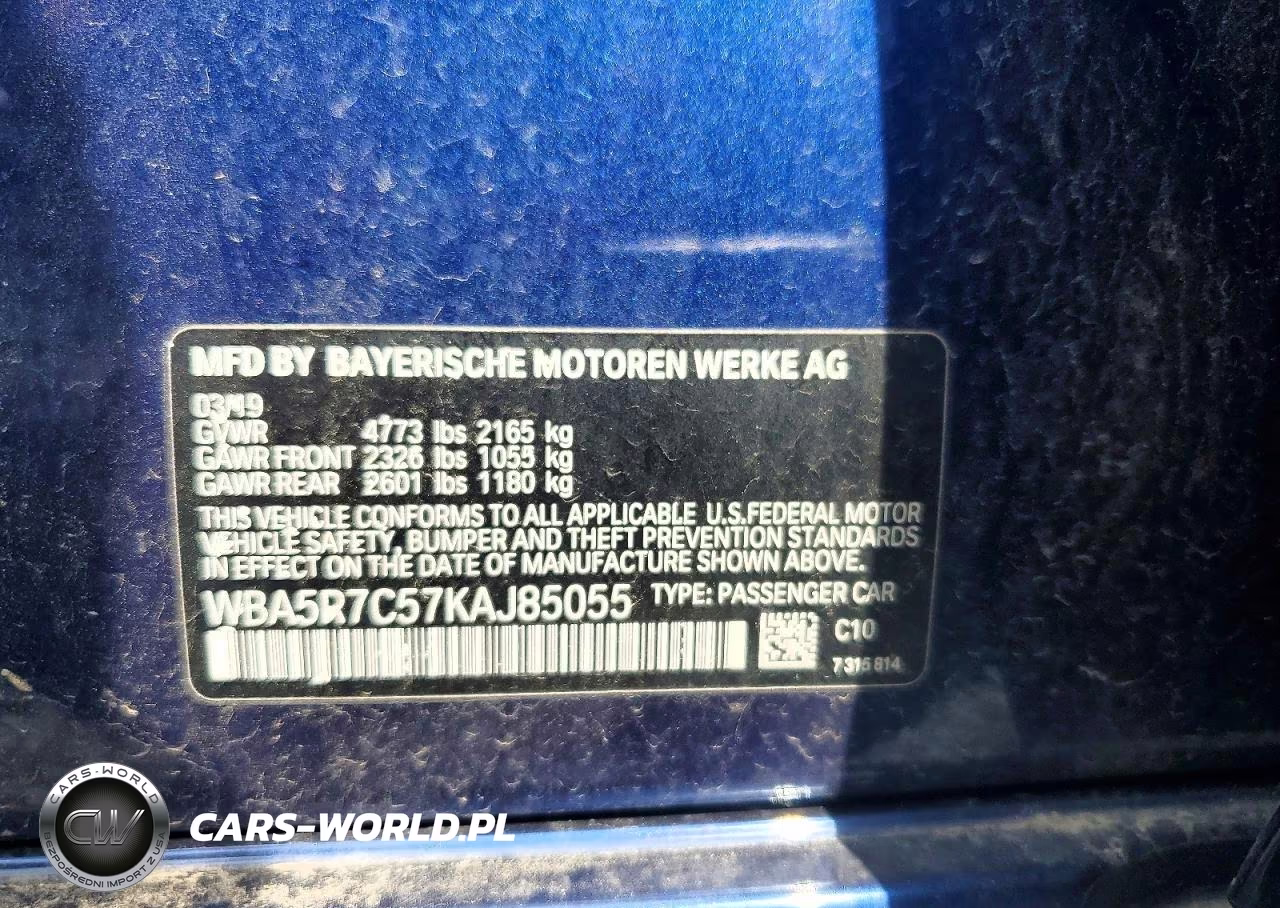 2019 BMW 330Xi VIN:WBA5R7C57KAJ85055 - 12