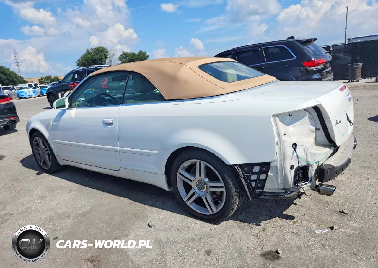 2007 Audi A4 2.0T Cabriolet VIN:WAUAF48H97K023132 - 2