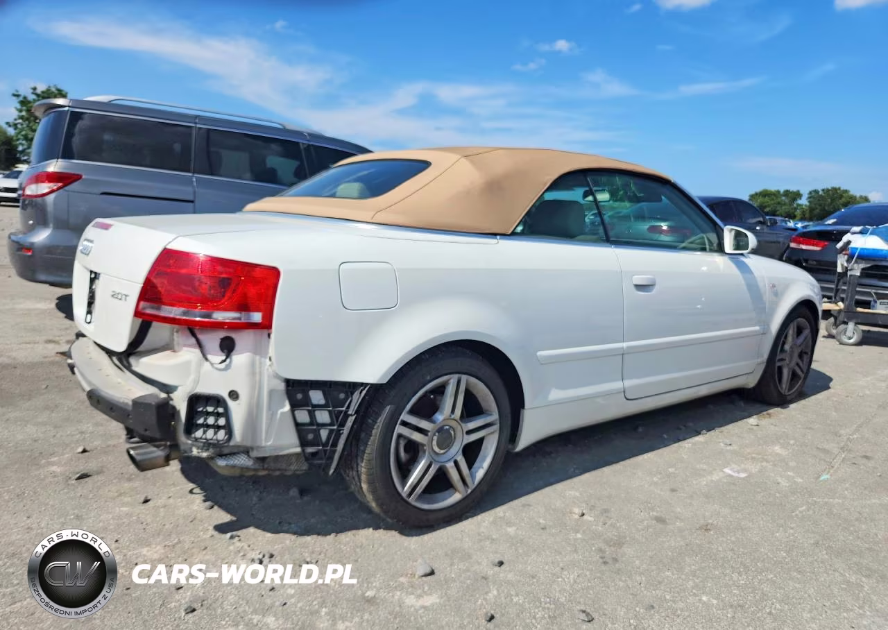 2007 Audi A4 2.0T Cabriolet VIN:WAUAF48H97K023132 - 3