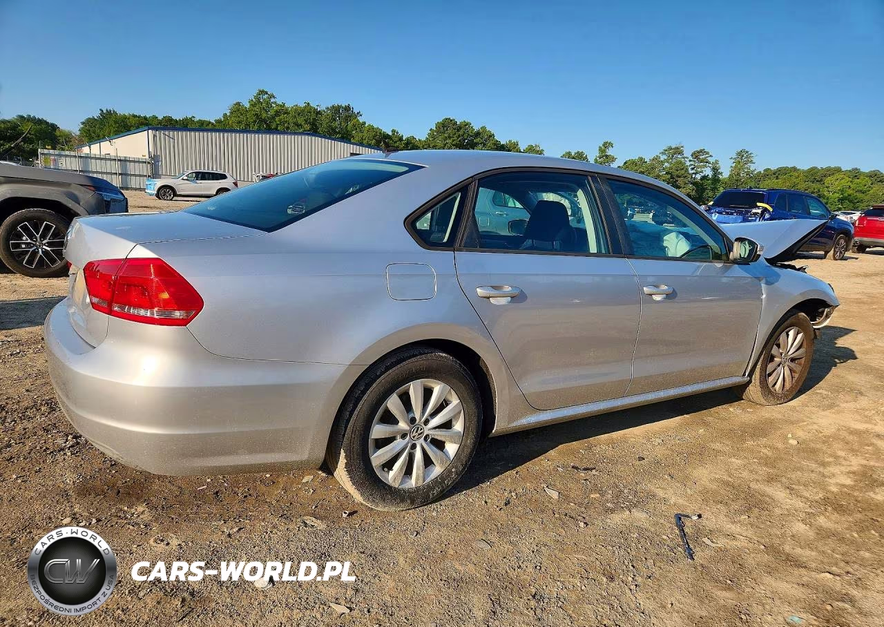2013 Volkswagen Passat S VIN:1VWAP7A31DC030840 - 3