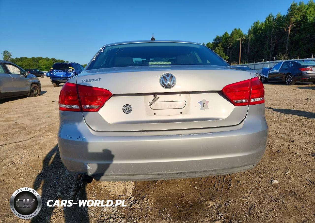 2013 Volkswagen Passat S VIN:1VWAP7A31DC030840 - 6