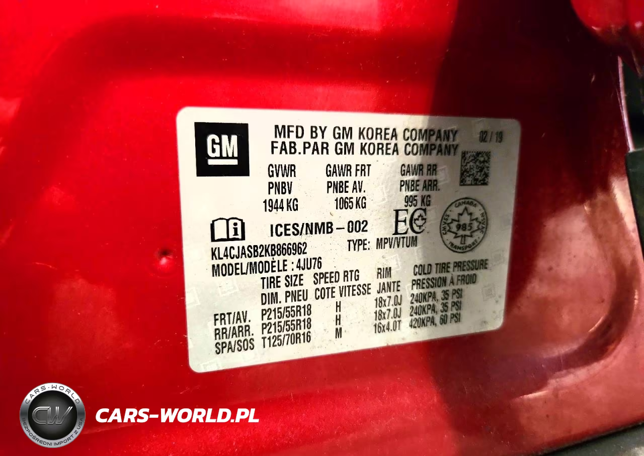 2019 Buick Encore Preferred VIN:KL4CJASB2KB866962 - 13