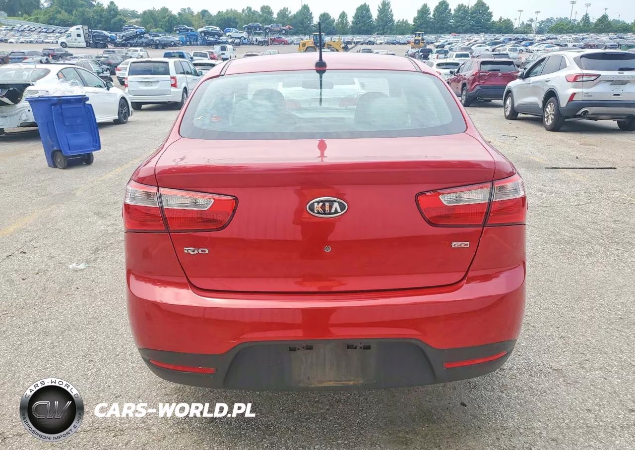 2012 Kia Rio Lx VIN:KNADM4A3XC6056127 - 6