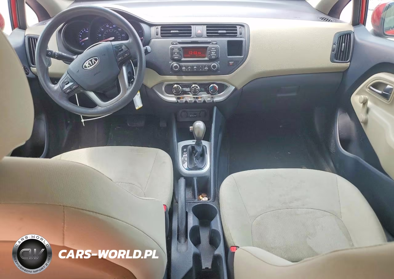 2012 Kia Rio Lx VIN:KNADM4A3XC6056127 - 8