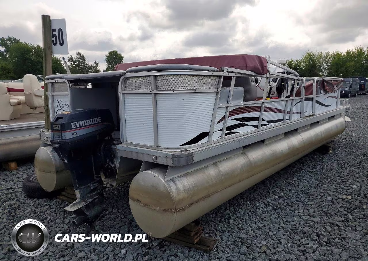 1987 Sanpan Pontoon Boat VIN:GDY1654SJ687 - 4