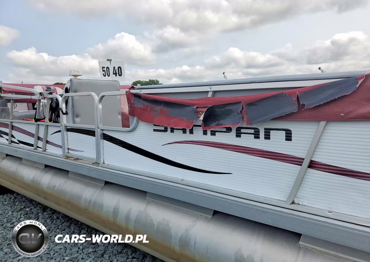1987 Sanpan Pontoon Boat VIN:GDY1654SJ687 - 9