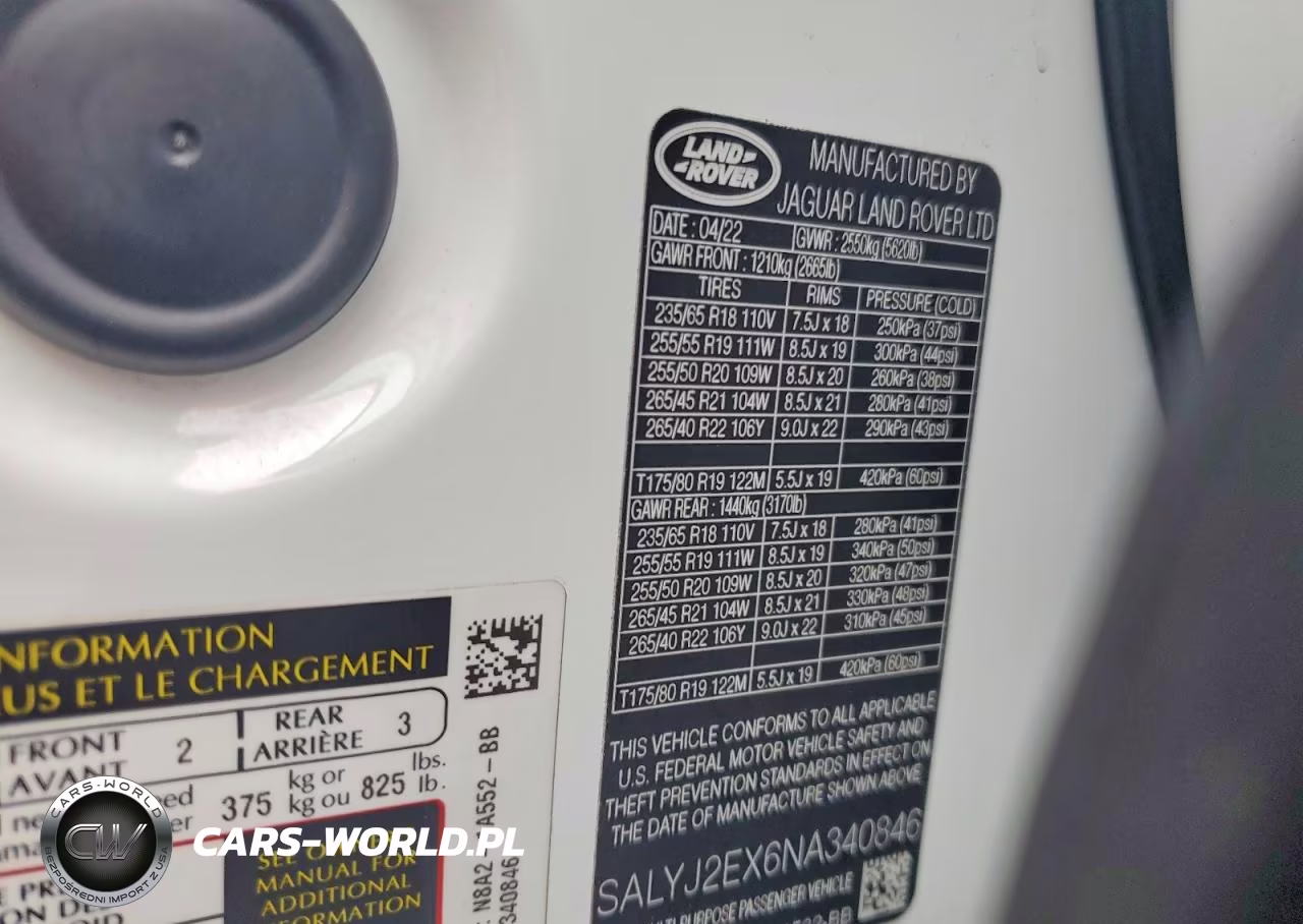 2022 Land Rover Range Rover Velar S VIN:SALYJ2EX6NA340846 - 13