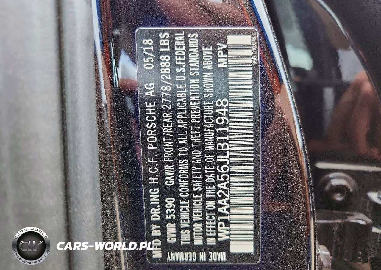 2018 Porsche Macan VIN:WP1AA2A56JLB11948 - 12