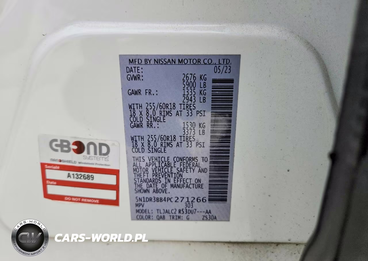 2023 Nissan Pathfinder Sv VIN:5N1DR3BB4PC271266 - 12