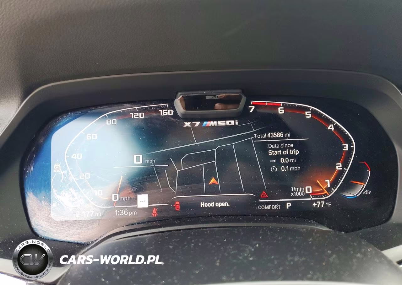 2022 BMW X7 M50I VIN:5UXCX6C04N9J84321 - 9