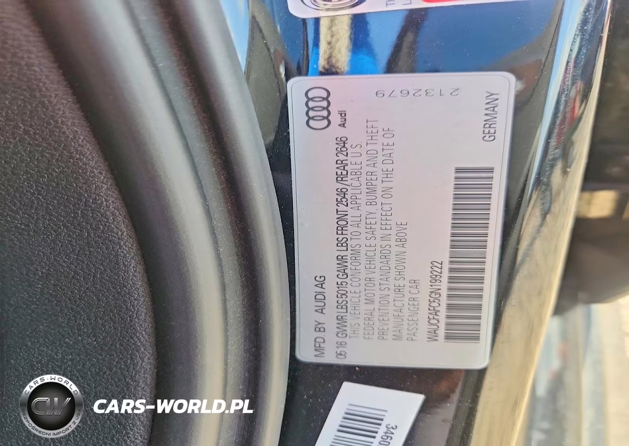 2016 Audi A6 Premium VIN:WAUCFAFC5GN199222 - 12