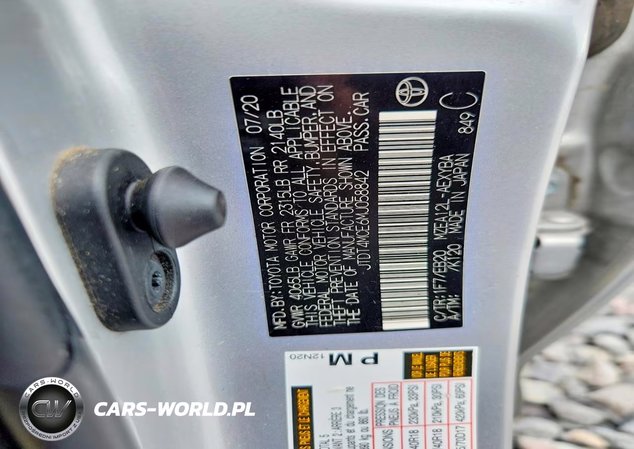 2021 Toyota Corolla Xse VIN:JTDT4MCE6MJ058842 - 13