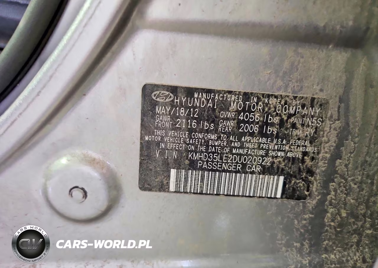 2013 Hyundai Elantra Gt Base VIN:KMHD35LE2DU020922 - 12
