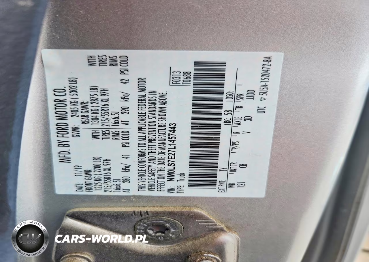 2020 Ford Transit Connect Xl Delivery Van VIN:NM0LS7E27L1457443 - 13