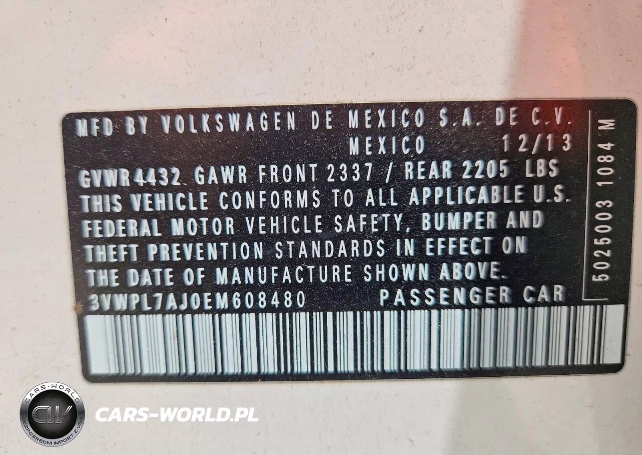 2014 Volkswagen Jetta Tdi VIN:3VWPL7AJ0EM608480 - 14