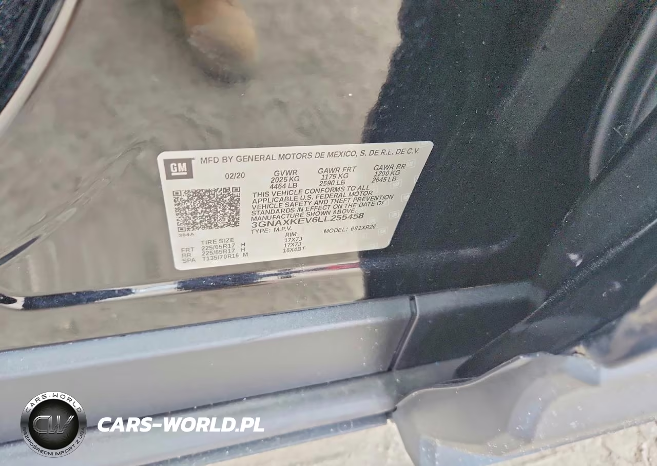 2020 Chevrolet Equinox Lt VIN:3GNAXKEV6LL255458 - 13