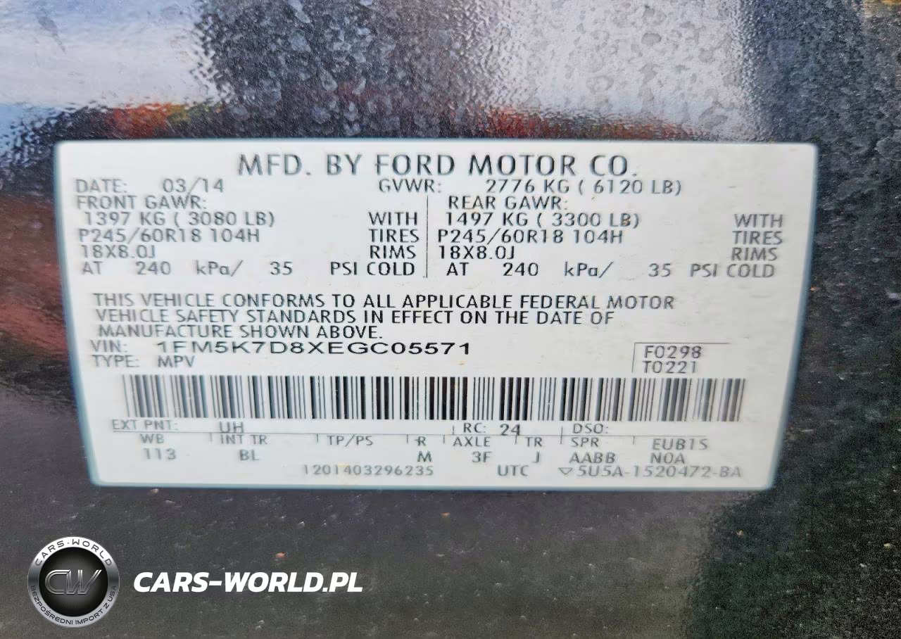 2014 Ford Explorer Xlt VIN:1FM5K7D8XEGC05571 - 13