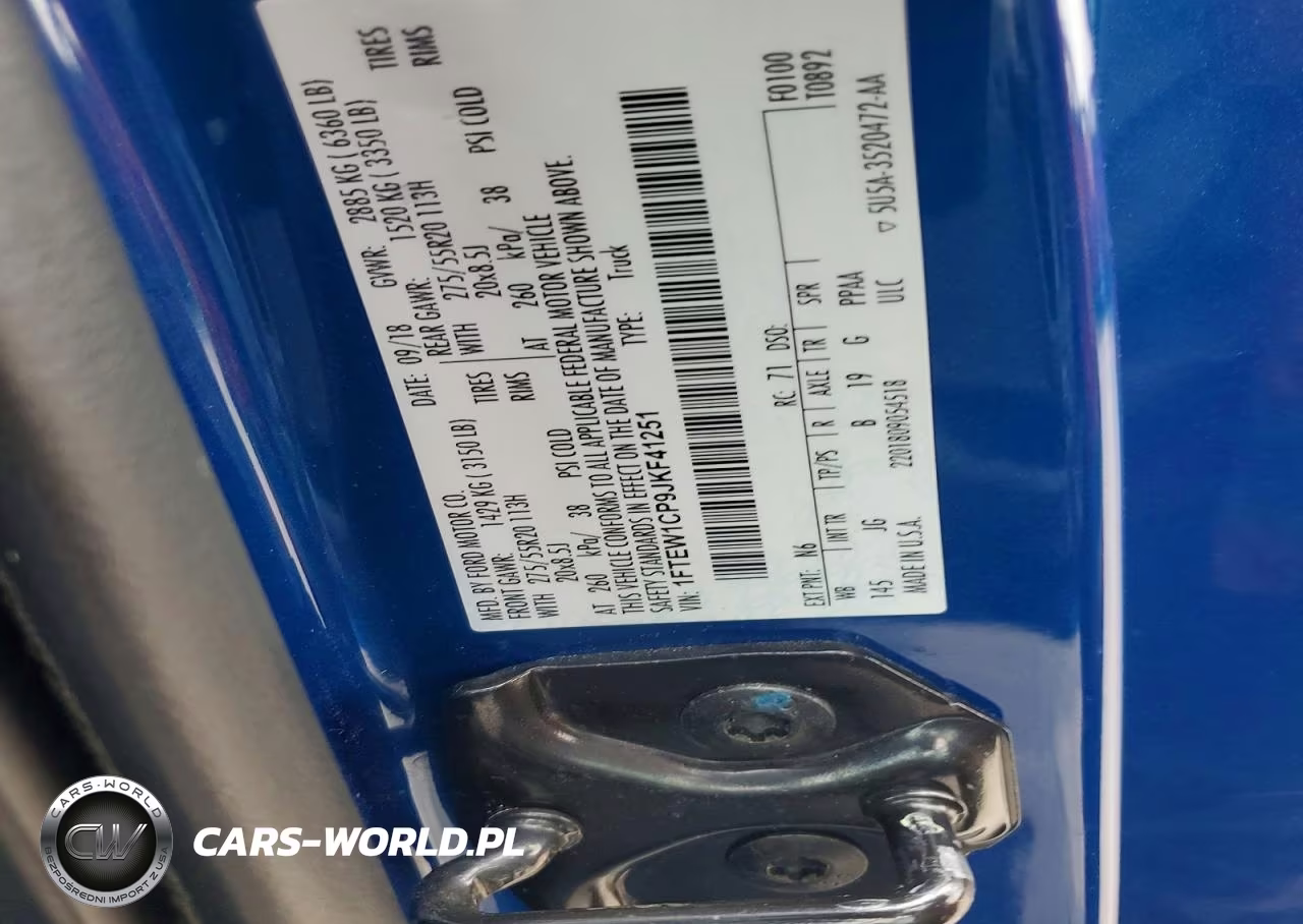 2018 Ford F150 Supercrew VIN:1FTEW1CP9JKF41251 - 12