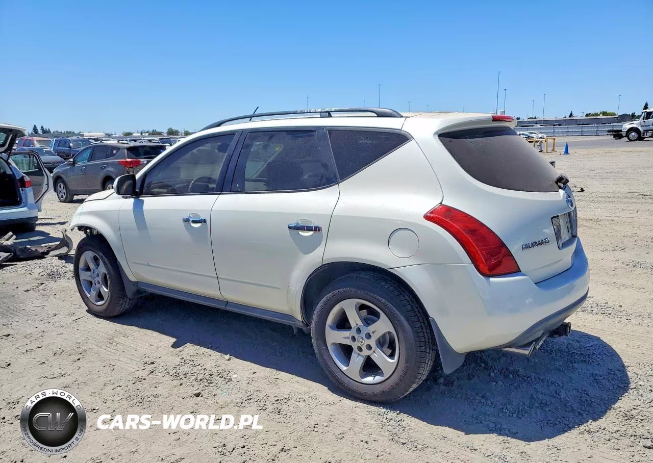 2003 Nissan Murano Sl VIN:JN8AZ08T93W101195 - 2