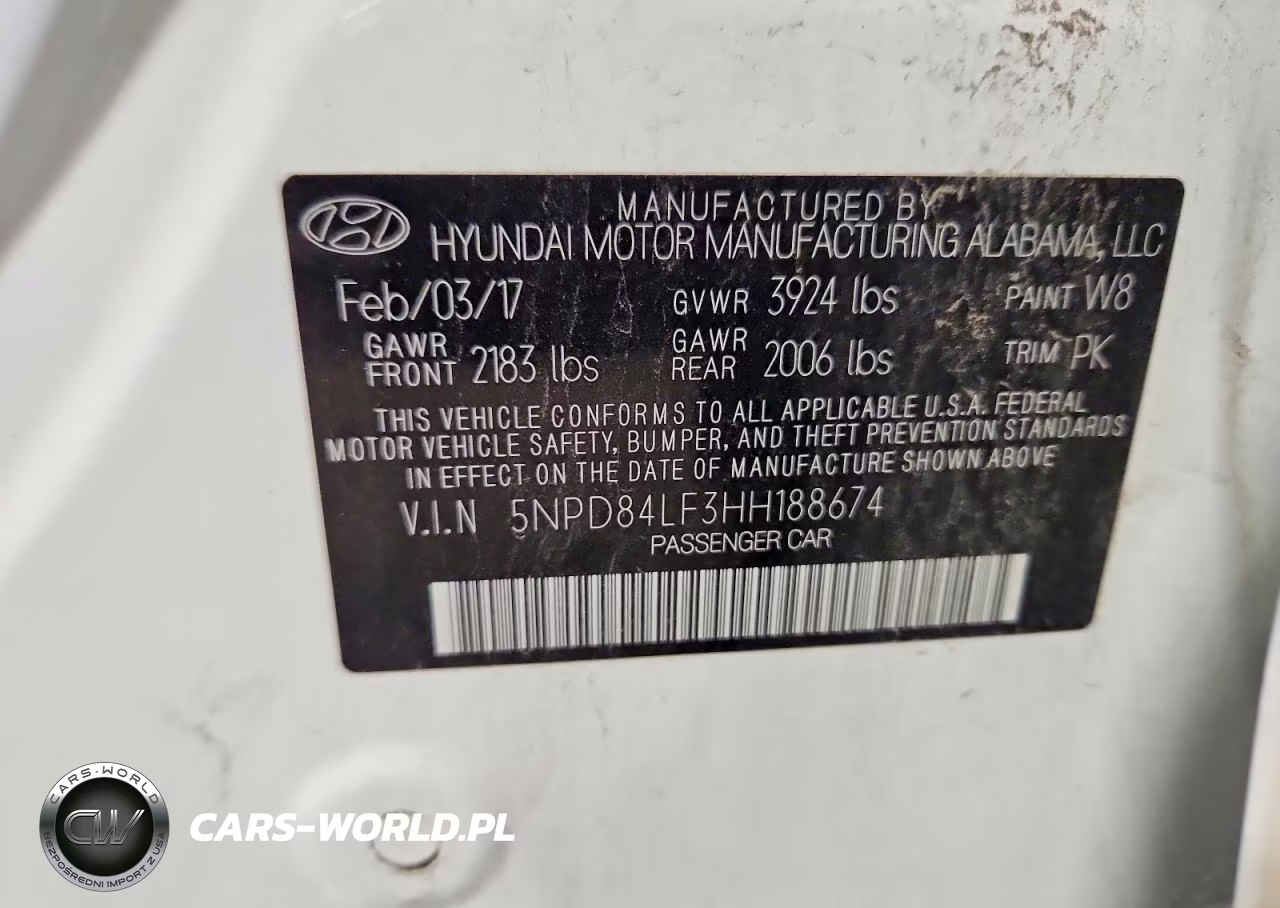 2017 Hyundai Elantra Se VIN:5NPD84LF3HH188674 - 12