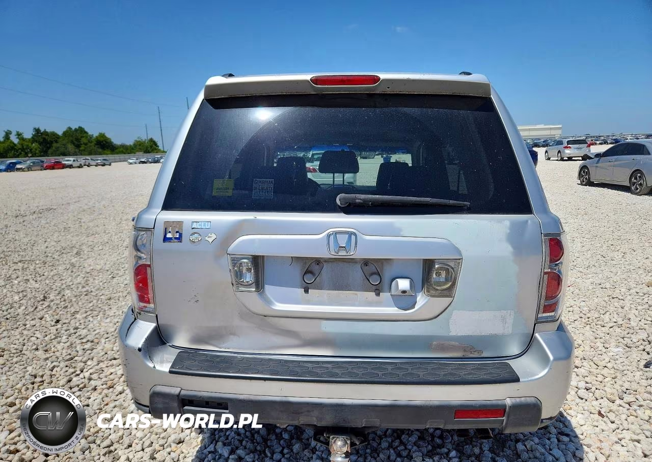 2006 Honda Pilot Ex VIN:2HKYF18716H553647 - 6
