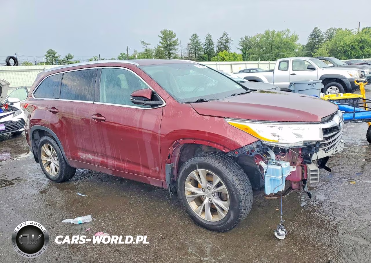 2014 Toyota Highlander Xle VIN:5TDJKRFH1ES023811 - 4