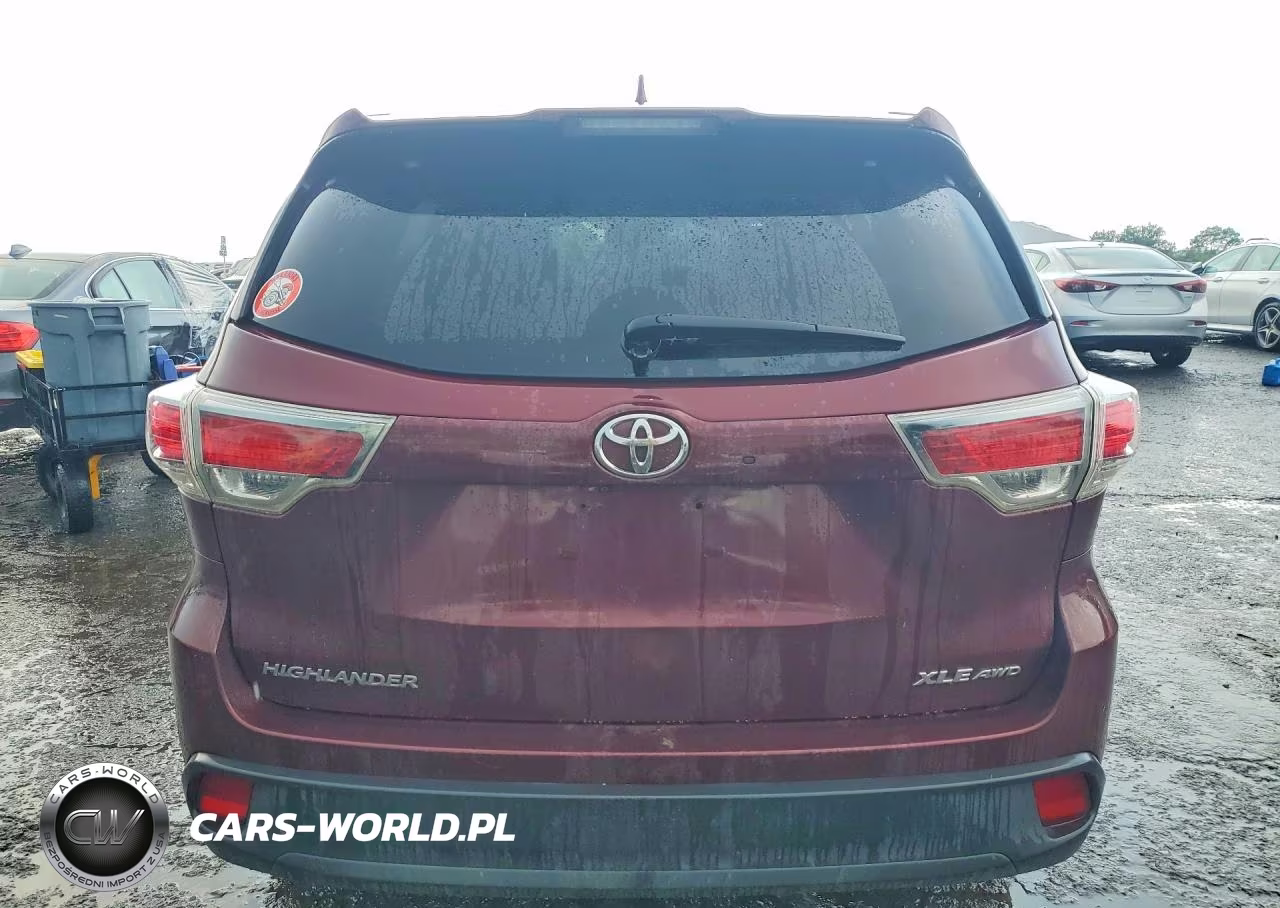 2014 Toyota Highlander Xle VIN:5TDJKRFH1ES023811 - 6
