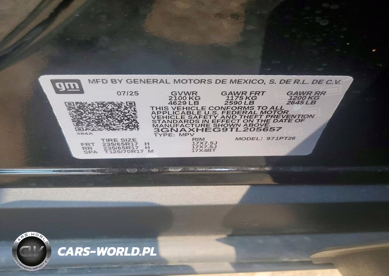 2026 Chevrolet Equinox Lt VIN:3GNAXHEG9TL205657 - 13