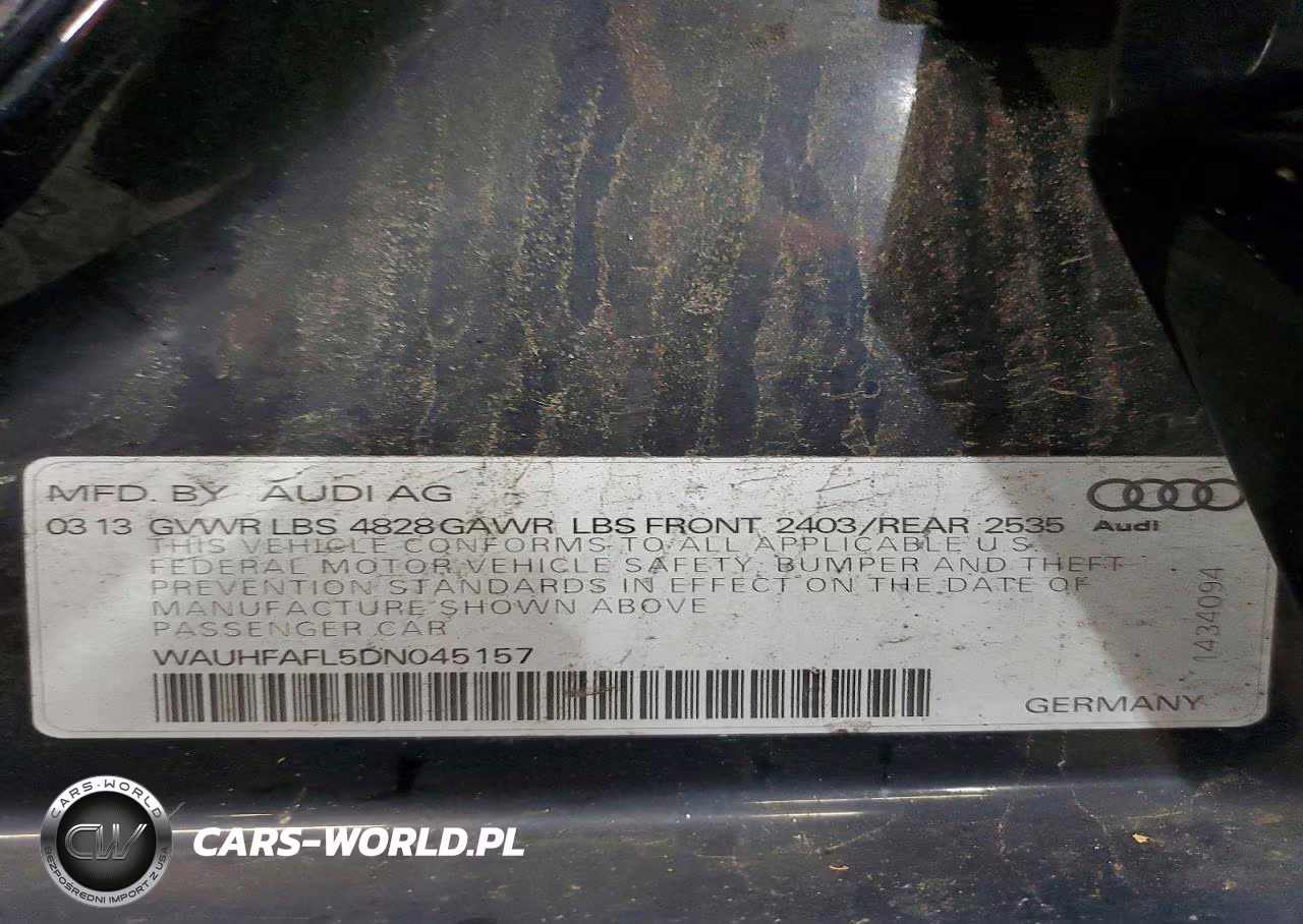 2013 Audi A4 Premium Plus VIN:WAUHFAFL5DN045157 - 12