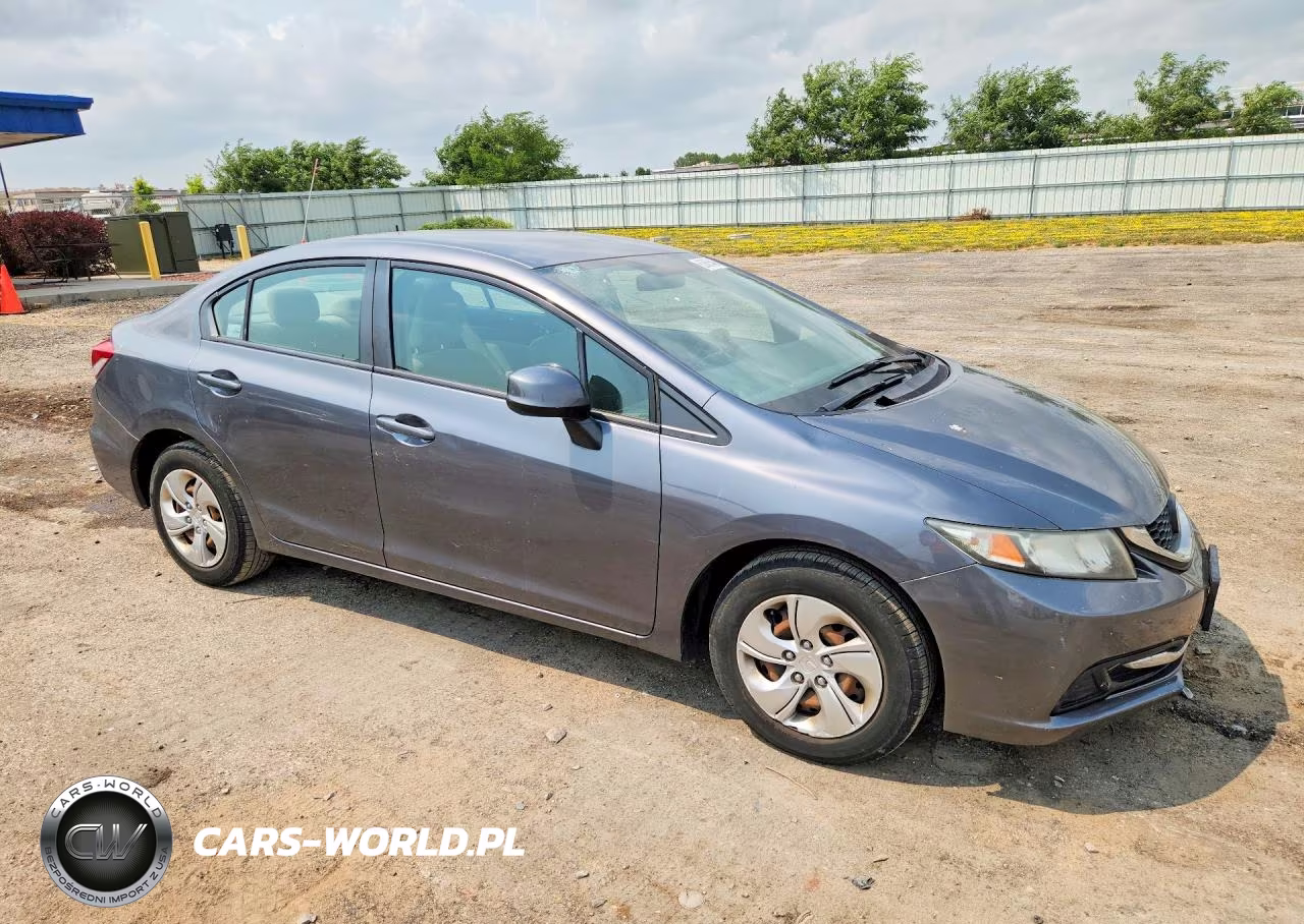 2013 Honda Civic Lx VIN:19XFB2F53DE027709 - 4