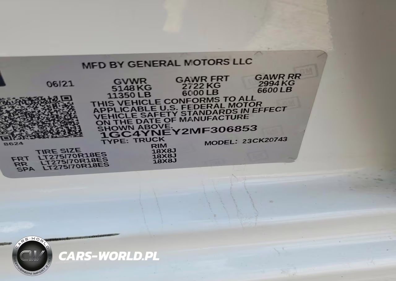 2021 Chevrolet Silverado K2500 Heavy Duty Lt VIN:1GC4YNEY2MF306853 - 13
