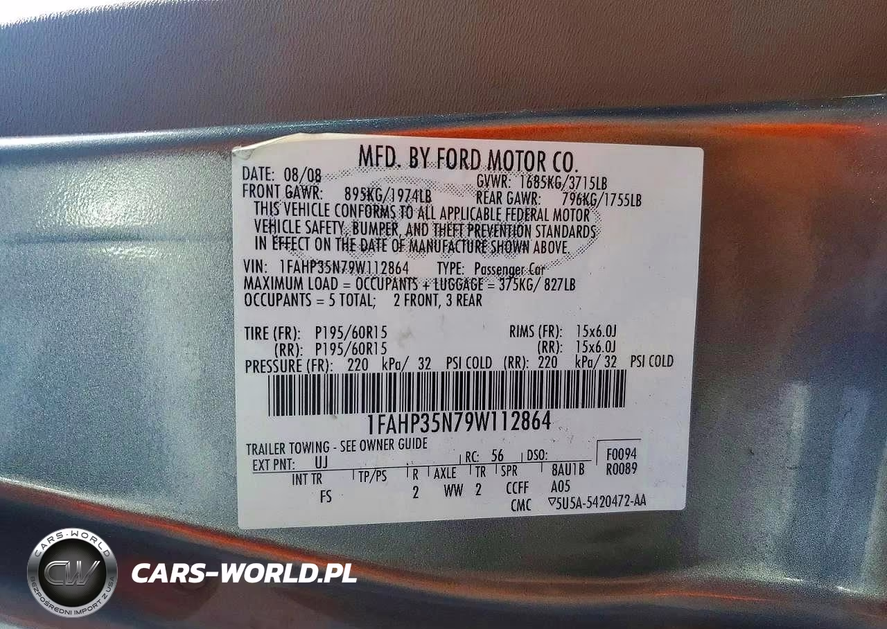 2009 Ford Focus Se VIN:1FAHP35N79W112864 - 12