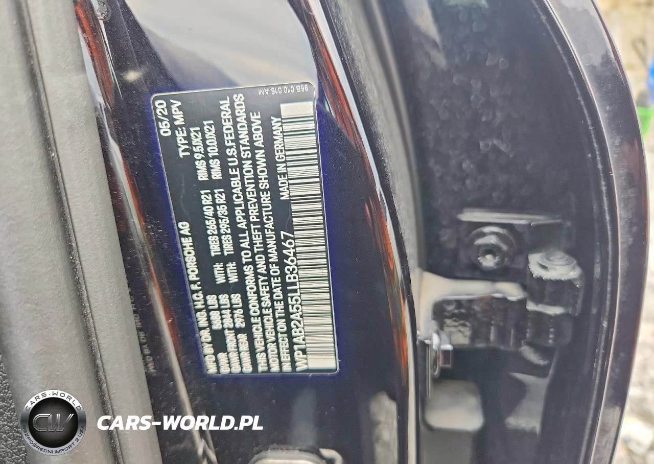 2020 Porsche Macan S VIN:WP1AB2A55LLB36467 - 13