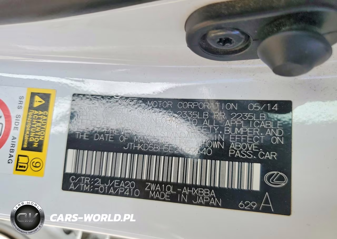 2014 Lexus Ct 200 VIN:JTHKD5BH5E2199540 - 12