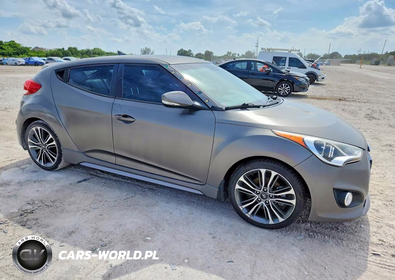 2016 Hyundai Veloster Turbo VIN:KMHTC6AE6GU272438 - 4