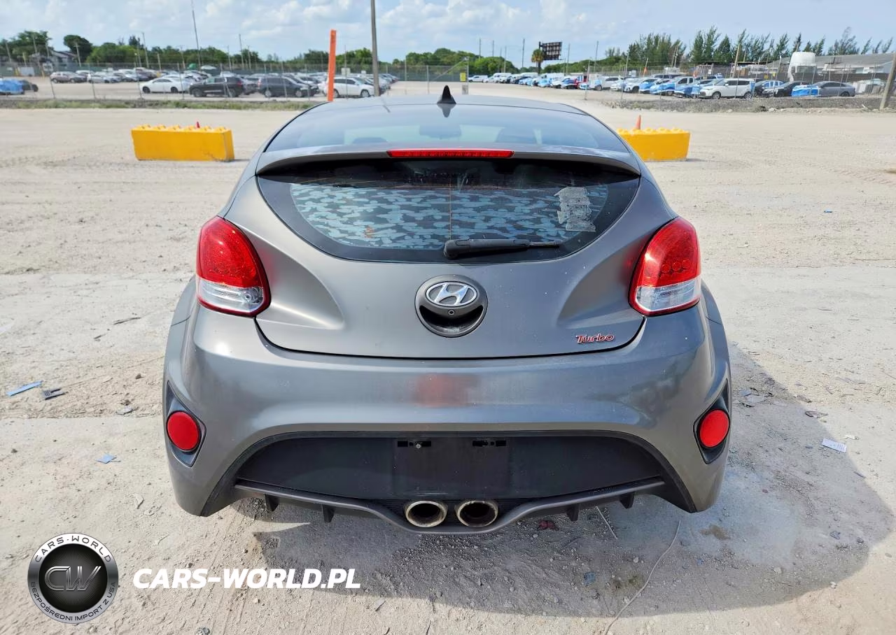 2016 Hyundai Veloster Turbo VIN:KMHTC6AE6GU272438 - 6