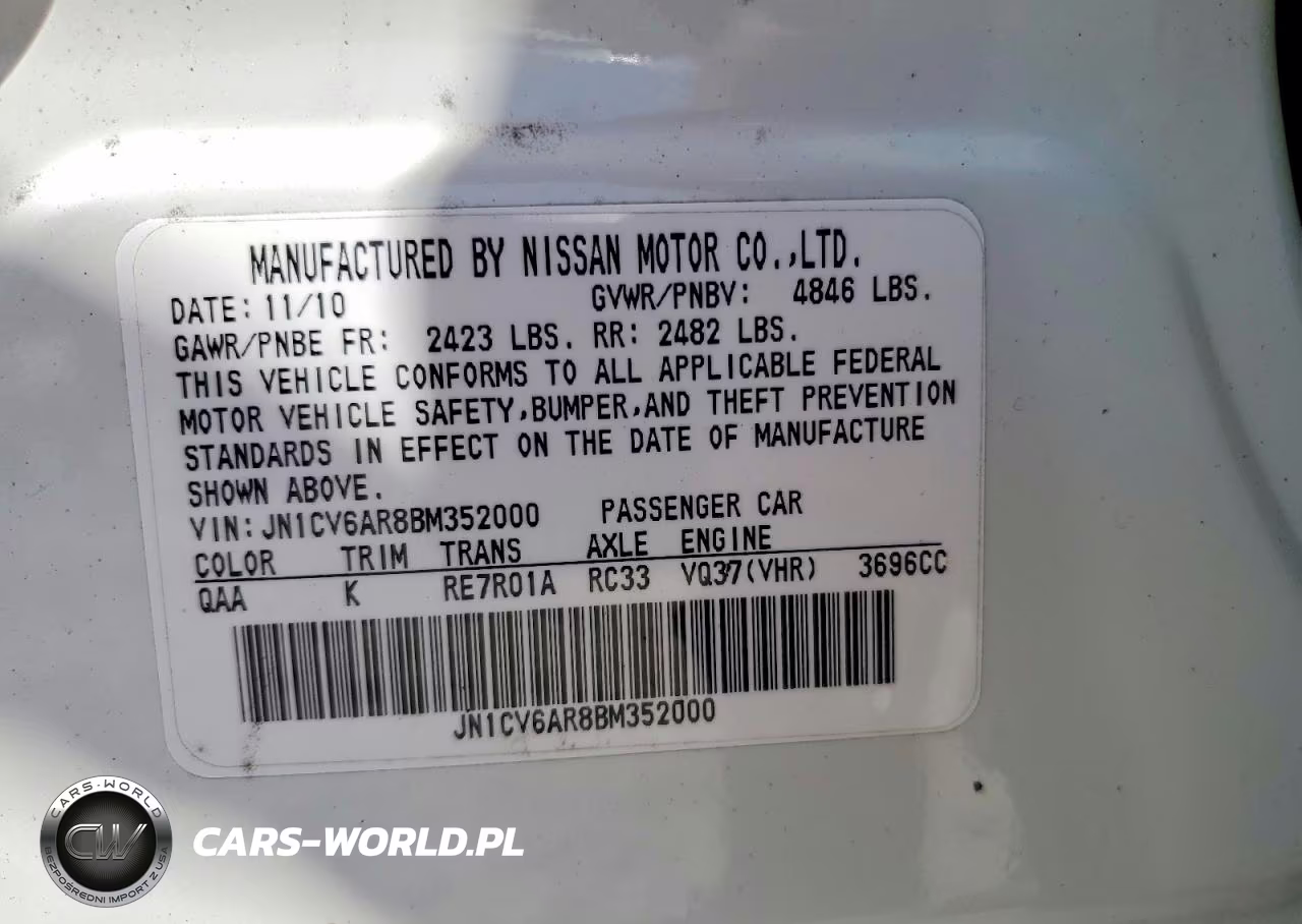 2011 Infiniti G37 Sedan X VIN:JN1CV6AR8BM352000 - 13