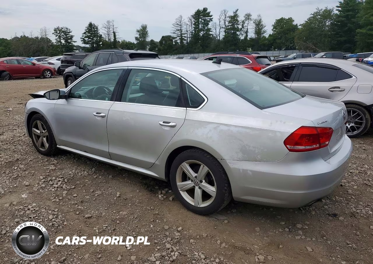 2012 Volkswagen Passat Se VIN:1VWBP7A38CC043653 - 2