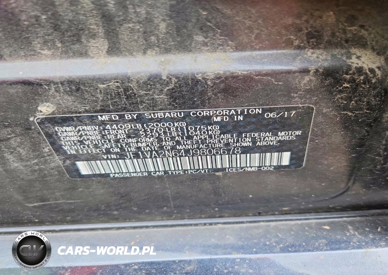 2018 Subaru Wrx Sti VIN:JF1VA2N64J9806678 - 12