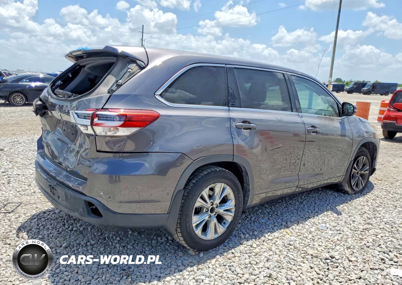 2017 Toyota Highlander Le VIN:5TDZARFH4HS025109 - 3
