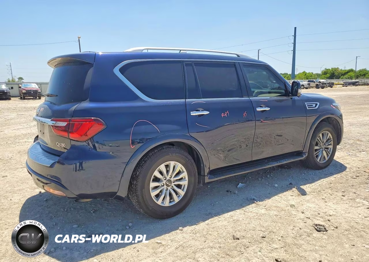 2021 Infiniti Qx80 Luxe VIN:JN8AZ2AF7M9717607 - 3