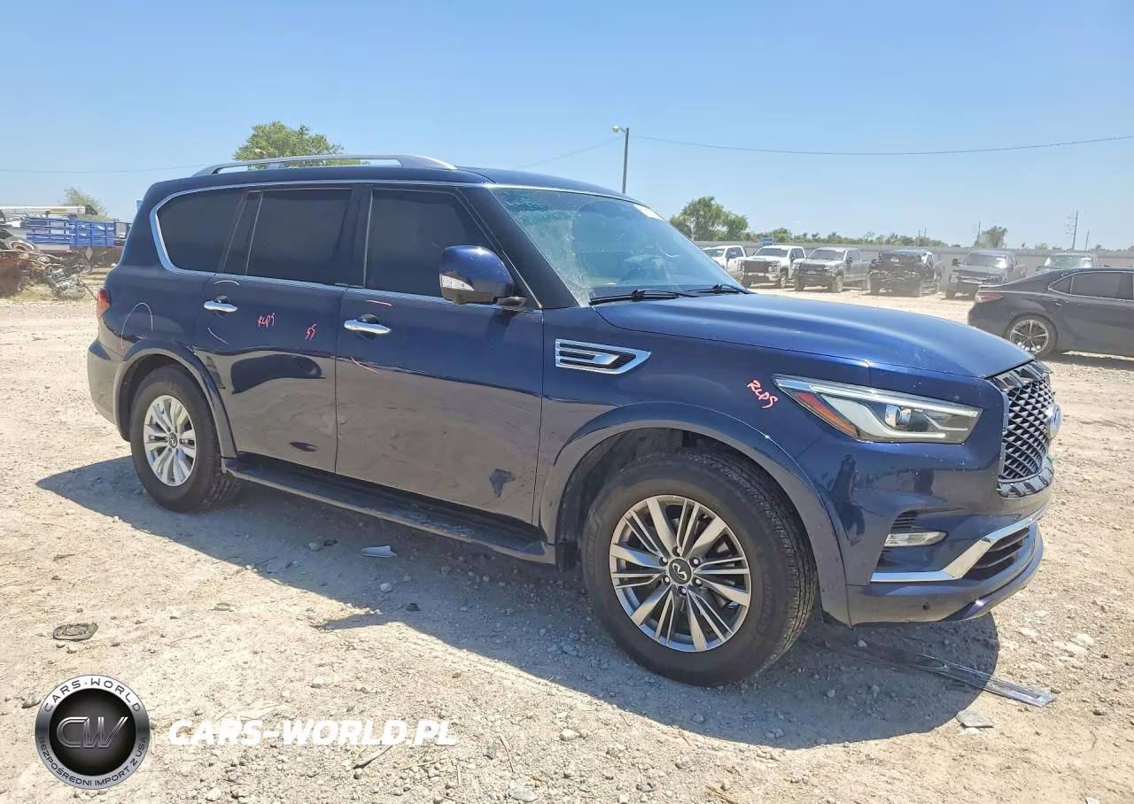 2021 Infiniti Qx80 Luxe VIN:JN8AZ2AF7M9717607 - 4
