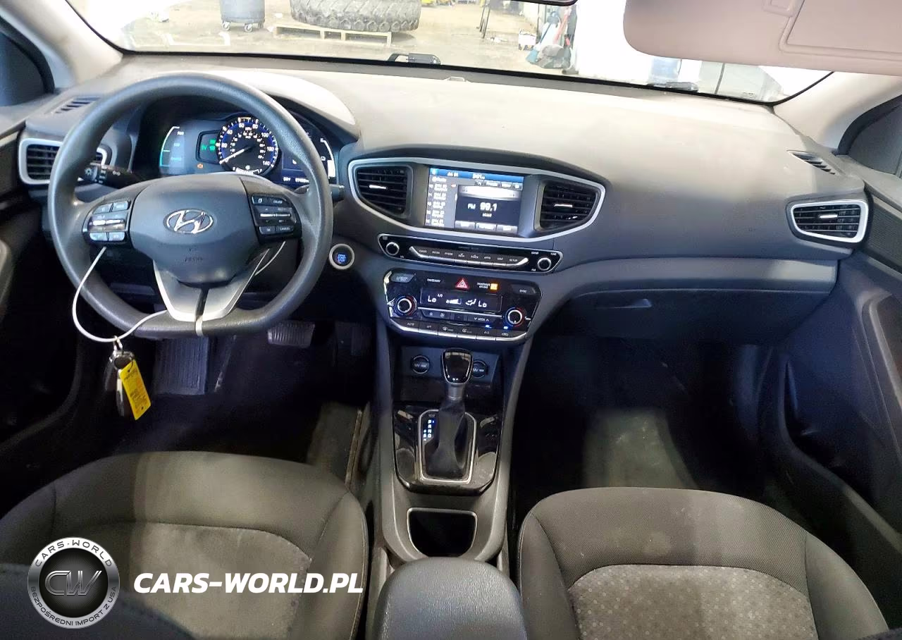 2017 Hyundai Ioniq Blue VIN:KMHC65LC7HU036833 - 8