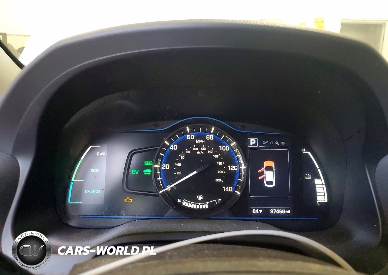 2017 Hyundai Ioniq Blue VIN:KMHC65LC7HU036833 - 9