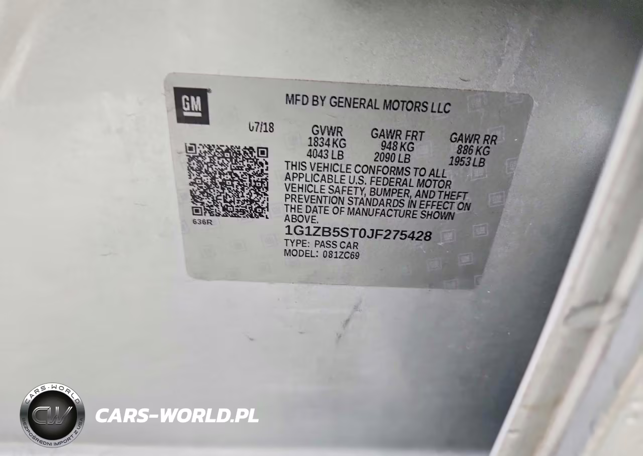 2018 Chevrolet Malibu Ls VIN:1G1ZB5ST0JF275428 - 12