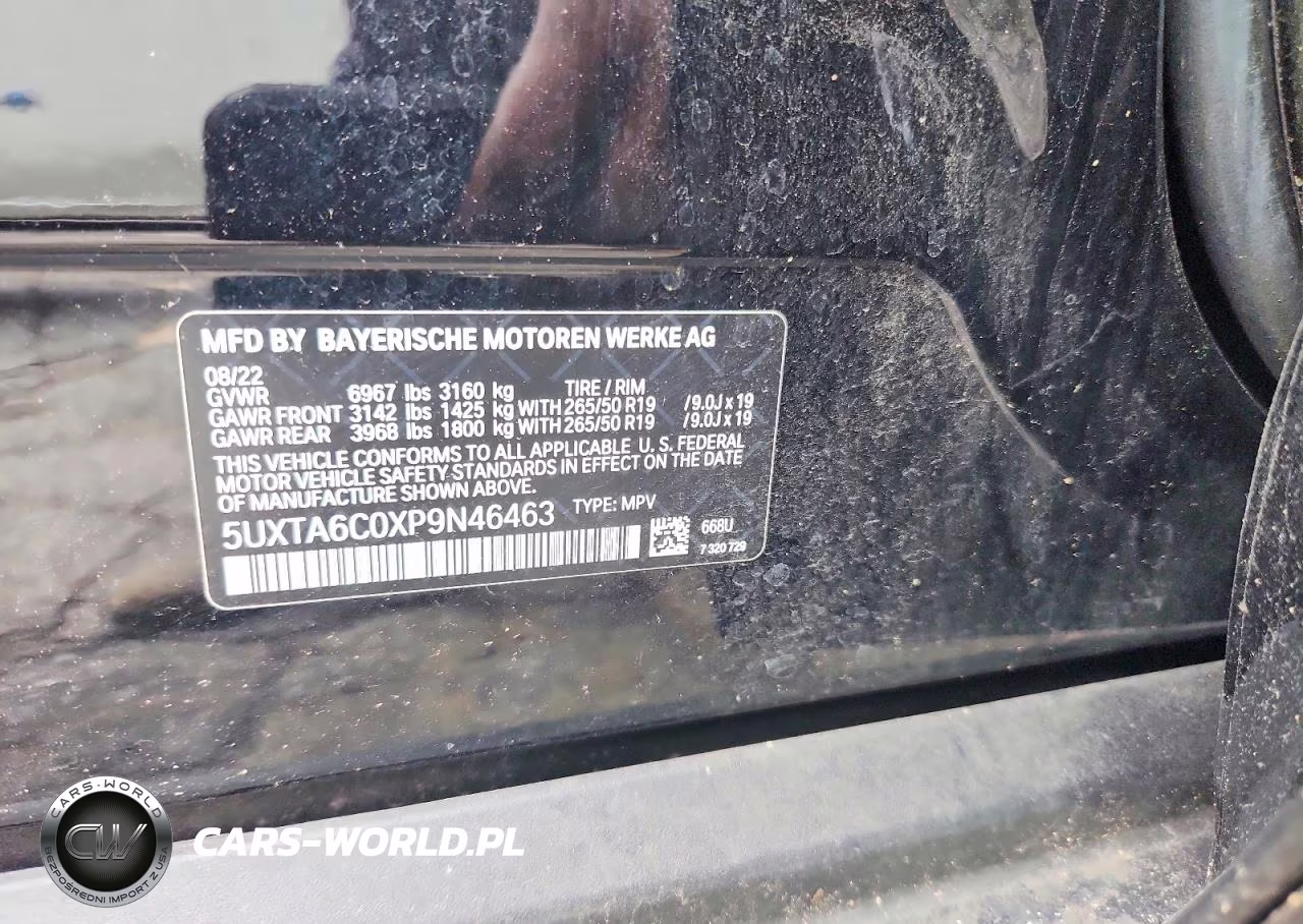 2023 BMW X5 xDrive45E VIN:5UXTA6C0XP9N46463 - 12