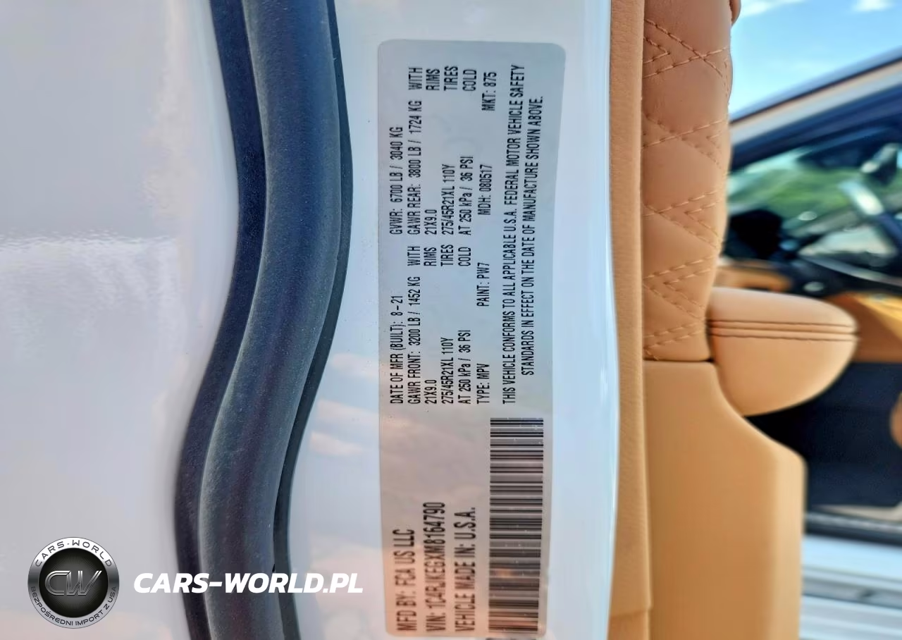 2021 Jeep Grand Cherokee L Summit VIN:1C4RJKEGXM8164790 - 13