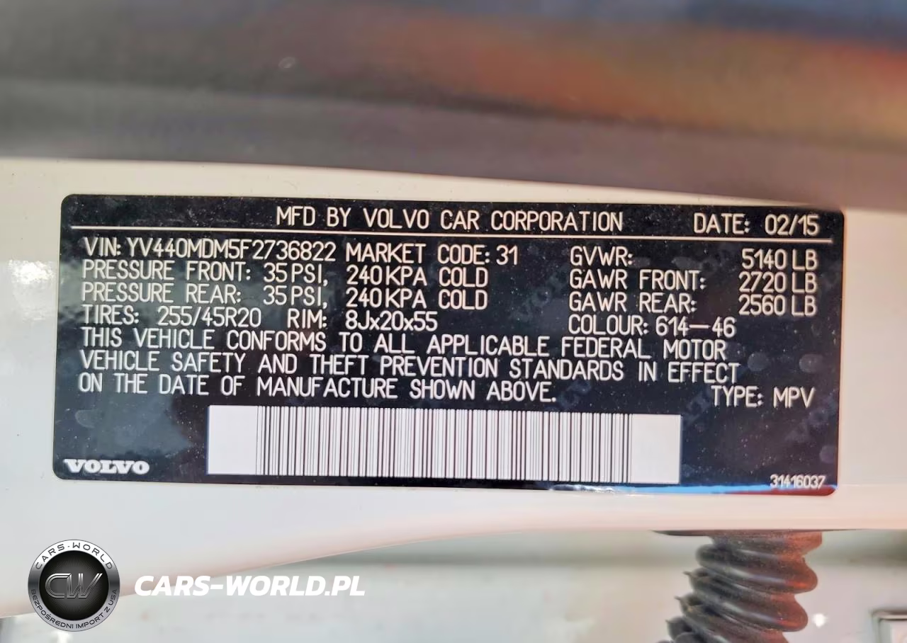 2015 Volvo Xc60 T5 Platinum VIN:YV440MDM5F2736822 - 13