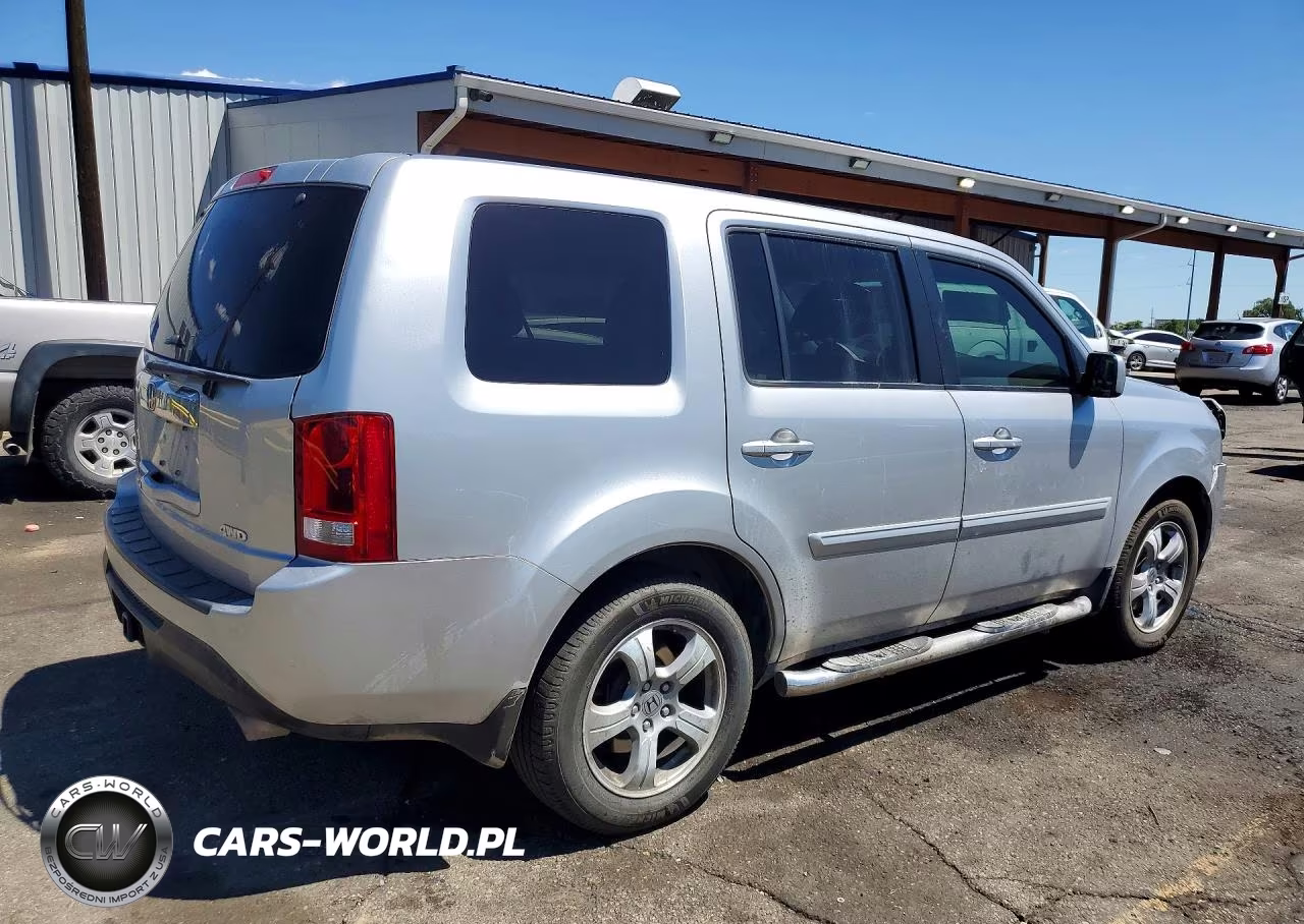 2013 Honda Pilot Exl VIN:5FNYF4H59DB042571 - 3